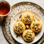 بسبوسة سهلة في 10 دقائق على صينية مزينة بالمكسرات